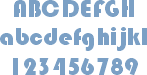 Hippo Vinyl Lettering Font