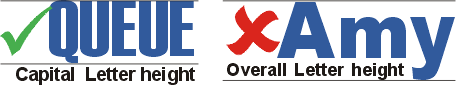 "Vinyl Lettering Height"